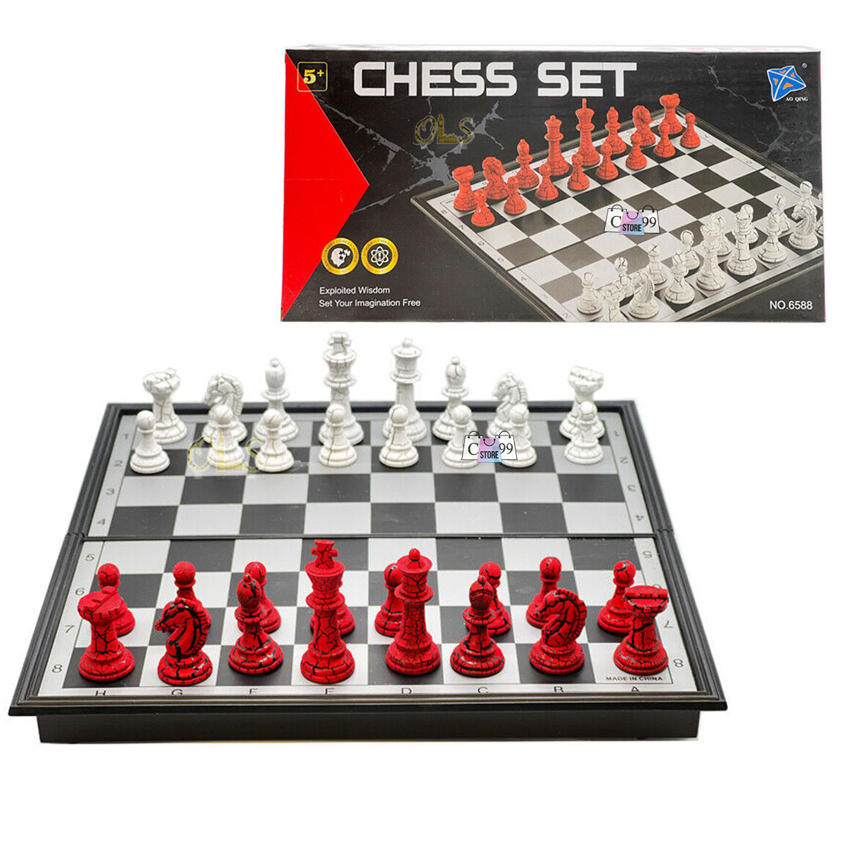 Miniatura 4 de Ajedrez Magnético Fichas Con Diseño